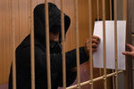 Подозреваемый в хулиганстве Омар Омаров в Тверском суде Москвы, 10 января 2017 года