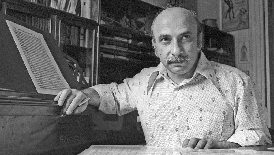 Композитор Гия Канчели в Тбилиси, 1976 год