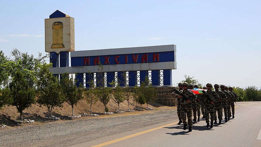 Турецкие военные, прибывшие на учения в Азербайджан, 27 июля 2020 года