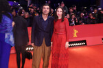 Кинорежиссер Фатих Акин и актриса Сибель Кекилли на 74-ом Берлинском кинофестивале, 15 февраля 2024 года