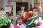 Глава Донецкой народной республики Александр Захарченко в школе №4 в Донецке