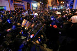 Столкновения протестующих с полицией в Барселоне, 20 февраля 2021 года