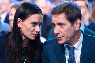 Елена Исинбаева и Александр Жуков