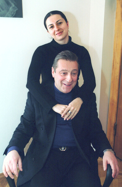 Геннадий Хазанов с&nbsp;дочерью Алисой, 2000&nbsp;год