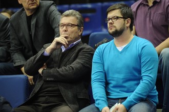 Лев Лещенко на одном из матчей баскетбольного ЦСКА