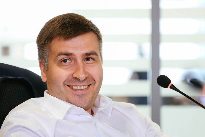 Вице-президент Банка Москвы Максим Патрин в редакции «Газеты.Ru»