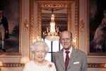 Королева Елизавета II и принц Филипп, 19 ноября 2017 года
