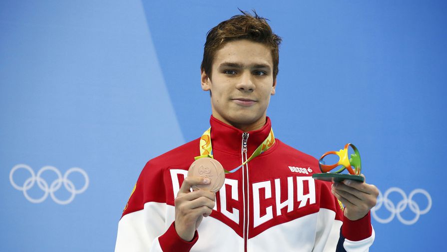Евгений Рылов с олимпийской медалью
