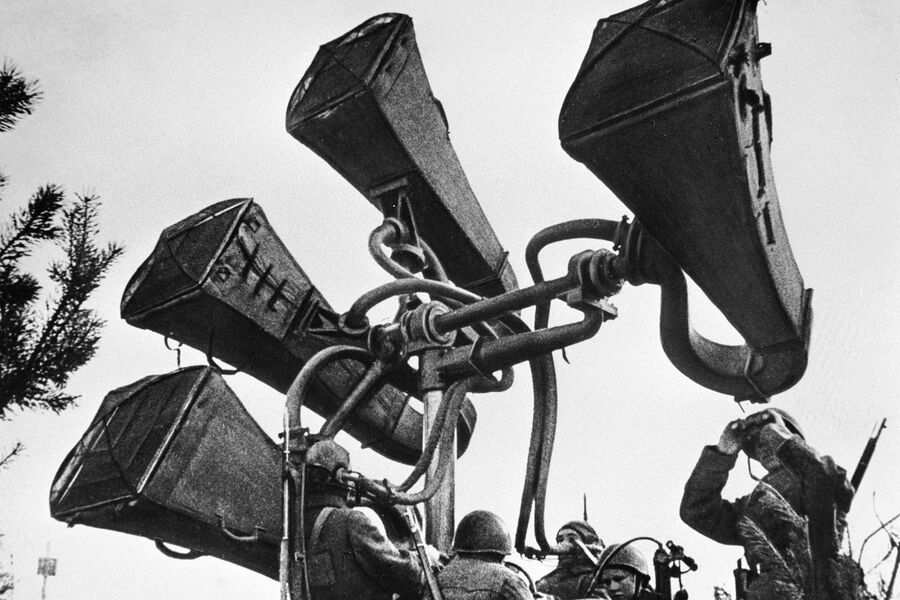 Звукоулавливающая установка на&nbsp;страже московского неба, 1941&nbsp;год