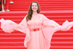 Актриса Екатерина Гусева на церемонии открытия 45-го Московского международного кинофестиваля, 20 апреля 2023 года