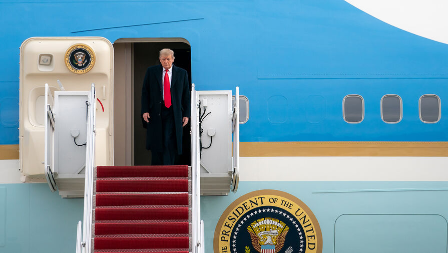 Самолет Трампа приземлился в Швейцарии