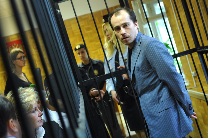 Владелец платежной системы Chronopay Павел Врублевский в зале суда