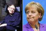 9-е место — Стивен Хокинг и Ангела Меркель
