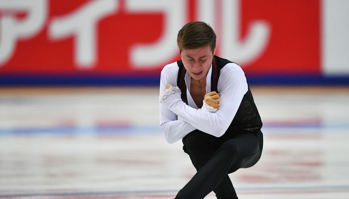 Гордей Горшков (Россия) во время выступления в короткой программе