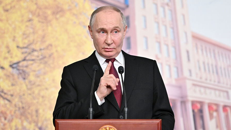 Путин обвинил Запад в обстрелах Белгорода
