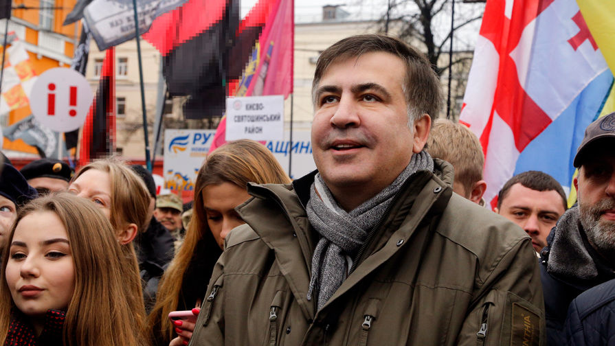 Марш за&nbsp;импичмент президента Украины Петра Порошенко, организованный Михаилом Саакашвили. Киев, 3&nbsp;декабря 2017