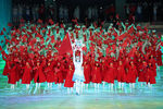 Сборная Китая на церемонии открытия Олимпийских игр на Национальном стадионе «Птичье гнездо» в Пекине, 4 февраля 2022 года