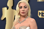 Леди Гага на 28-й церемонии вручения премии Гильдии киноактеров в Санта-Монике, Калифорния, США, 27 февраля 2022 года