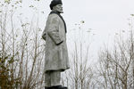 Памятник Ленину в городе Ужур, Россия, 2017 год
