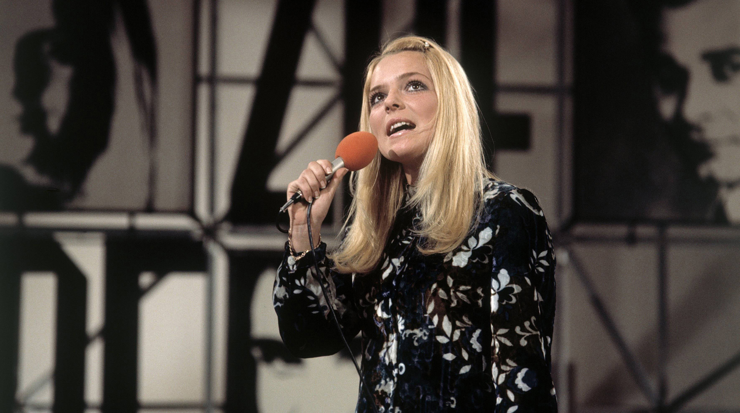 Французская певица Франс Галль, 1970 год