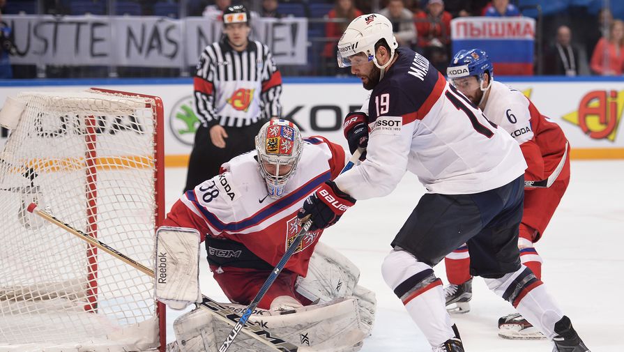 Четвертьфинальная битва: США играют с Чехией на ЧМ по хоккею. LIVE
