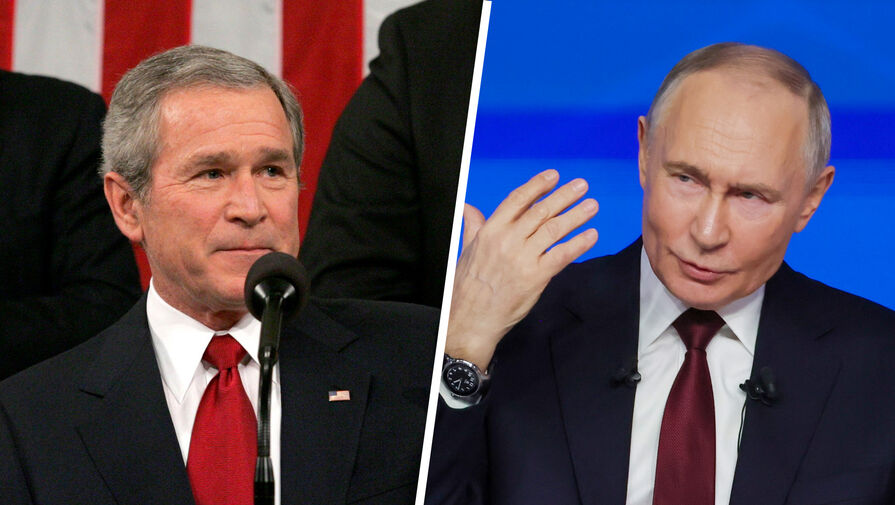 Рассекречен разговор Путина и Буша за сутки до вторжения США в Ирак