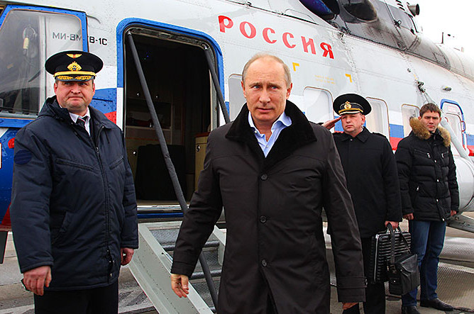 В Кремле построили вертолетную площадку для Владимира Путина