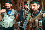 Представители чеченских вооруженных формирований в Грозном