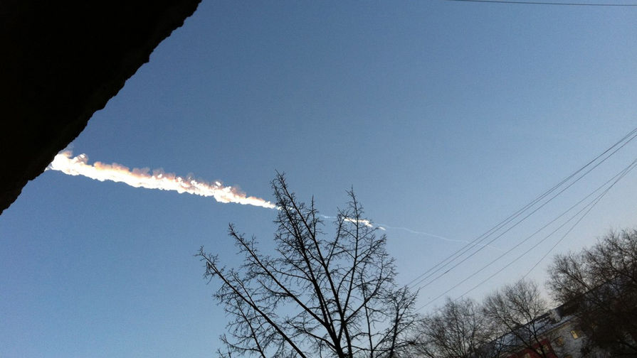 След падения метеорита в&nbsp;районе города Сатки Челябинской области