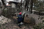Последствия лесных пожаров в Греции, 24 июля 2018 года