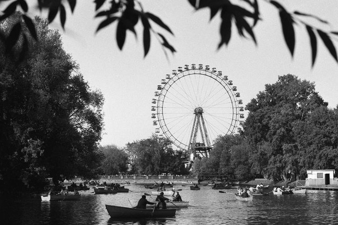 В одном из уголков ЦПКиО имени Горького, 1983 год
