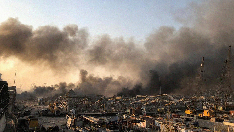Последствия взрыва в Бейруте, 4 августа 2020 года
