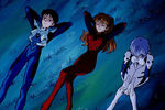 Кадр из японского анимационного сериала «Евангелион» (1995-1997)