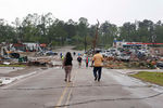Последствия торнадо в штате Арканзас