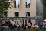 На месте взрыва бытового газа в жилом доме на Кутузовском проспекте