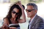 Джордж Клуни со своей невестой Амаль Аламуддин