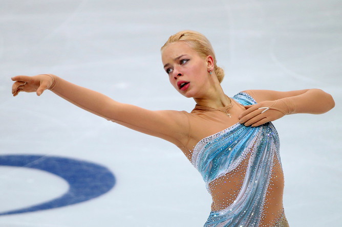 Российская фигуристка Анна Погорилая