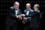 Шведский режиссер Рой Андерссон на церемонии вручения премии Европейской киноакадемии EFA European Film Awards