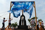 Торжественное открытие памятника режиссеру Андрею Тарковскому в Суздале, 29 июля 2017 года