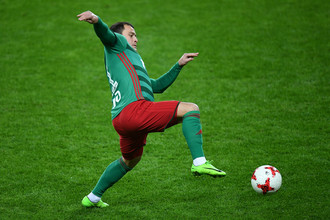 Игрок «Локомотива» Алан Касаев