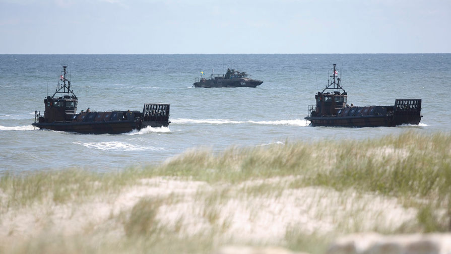 Во время учений BALTOPS в Балтийском море у берегов Польши, 2015 год