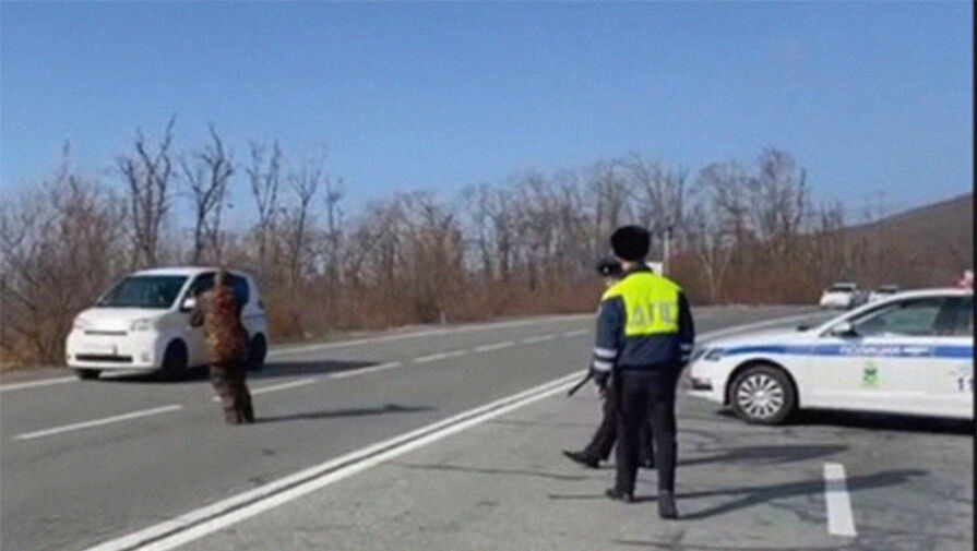 Во Владивостоке задержали мужчину, который бросал кирпичи в проезжающие автомобили