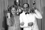 Мерил Стрип и Бен Кингсли на вручении «Оскара», 1983 год
