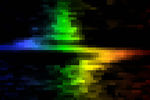 Изображение черной дыры в галактике М84, сделанное спектрографом STIS. 1997 год