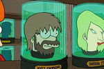 Голова Мэтта Гроунинга в одной из серий мультсериала «Футурама»