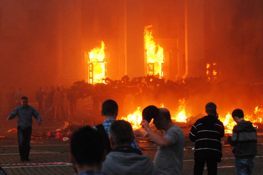 Пожар в Доме профсоюзов в Одессе, 2 мая 2014 год