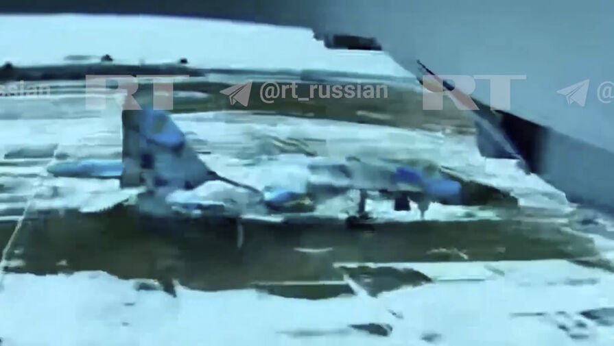 Удар по истребителю F-16 в Полтавской области попал на видео