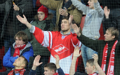 Болельщики «Спартака» увидели выход в плей-офф КХЛ чешского клуба