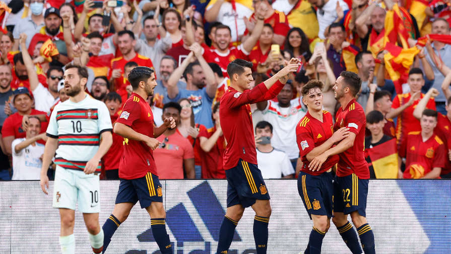 Пиренейское дерби: Испания обыгрывает Португалию в Лиге наций УЕФА. LIVE