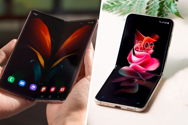Samsung Galaxy Z Fold4 и Samsung Galaxy Z Flip4 (коллаж)